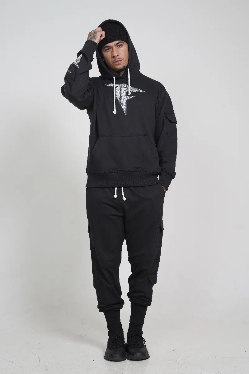 Black Cargo Tracksuit