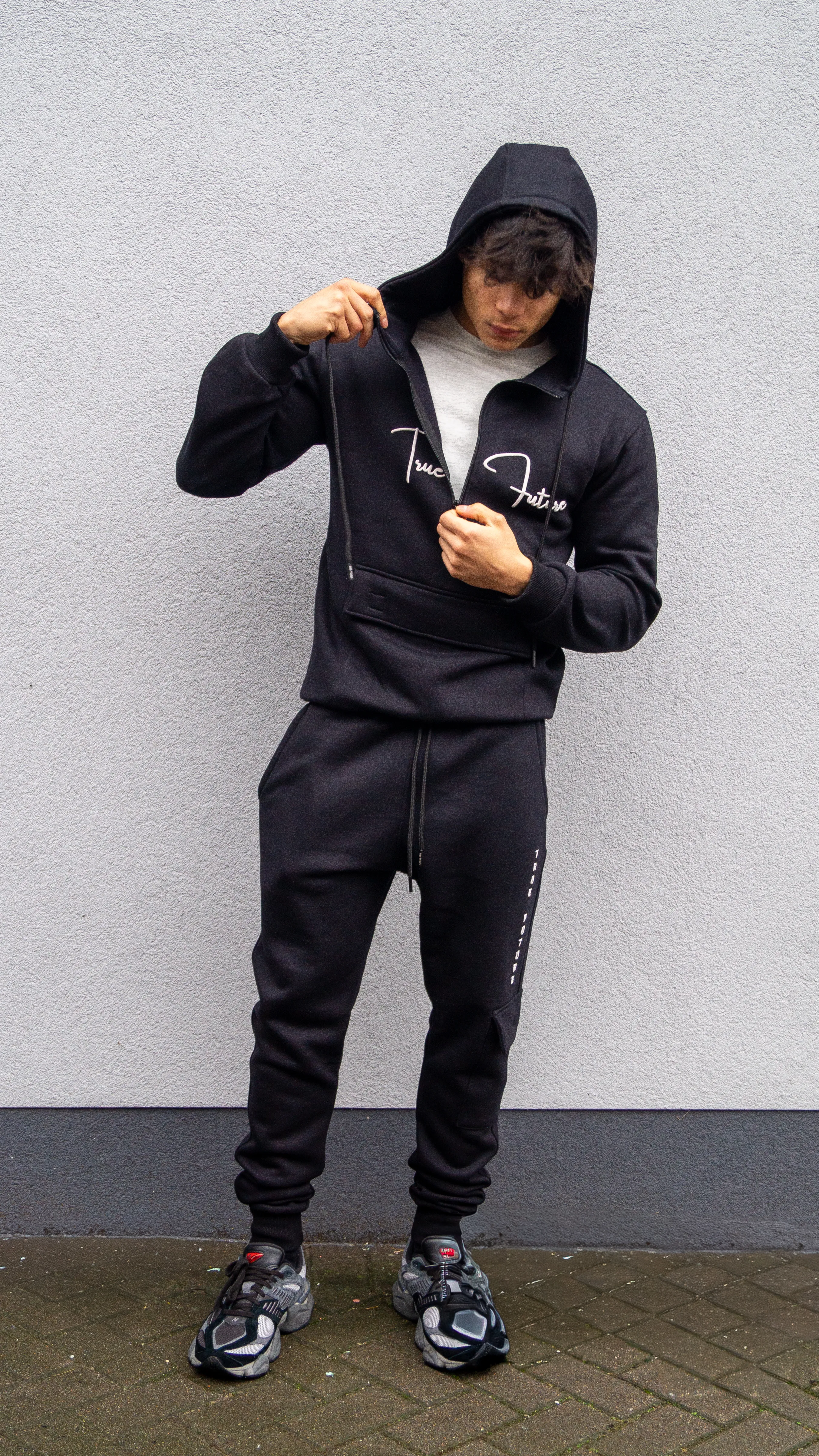 Black Slick SIgnature Tracksuit