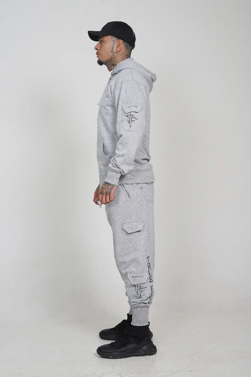 Grey Zip Tracksuit