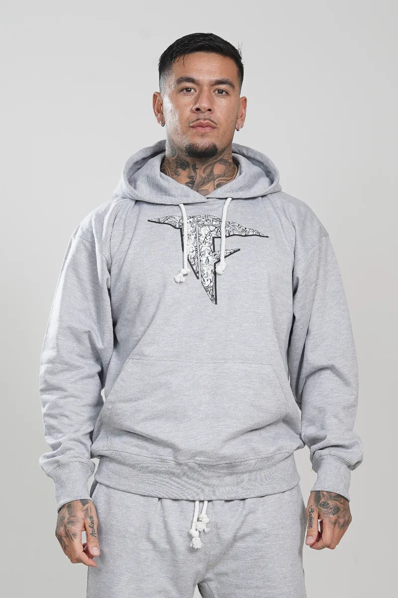 Grey Kangaroo Hoodie