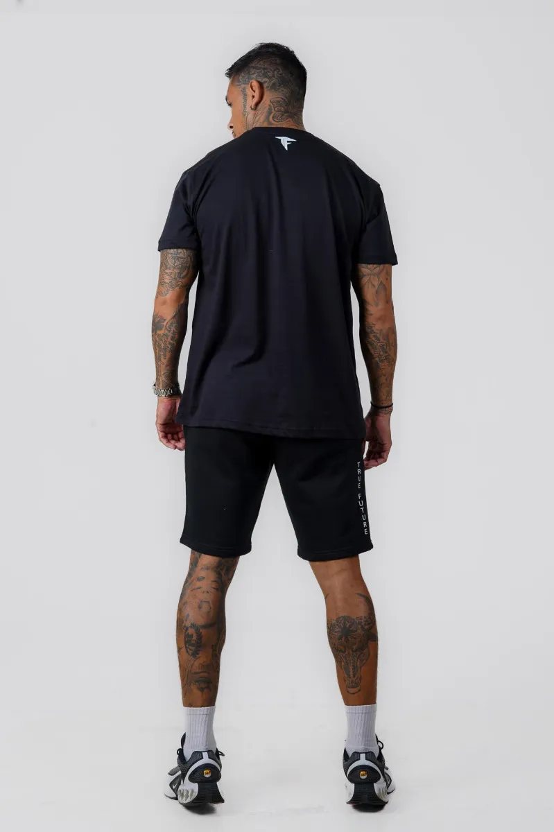 Men Einstein Oversized T-Shirt Black