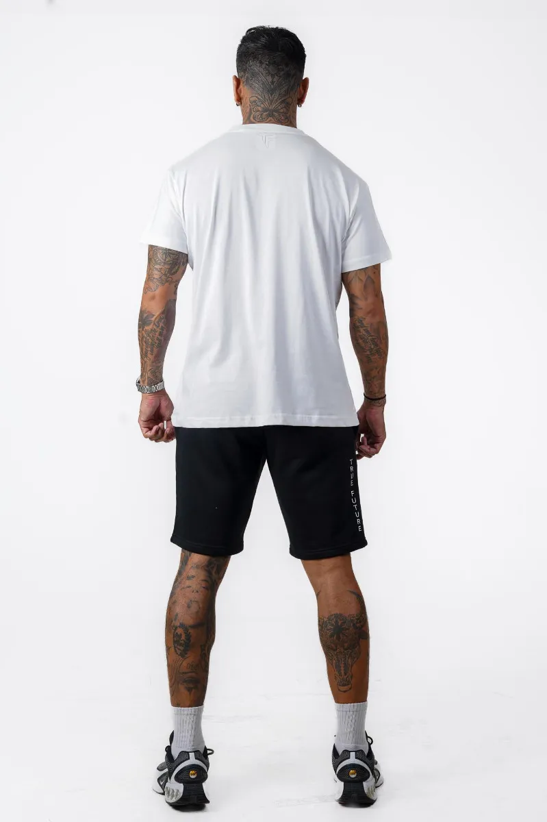 Men Einstein Oversized T-Shirt White