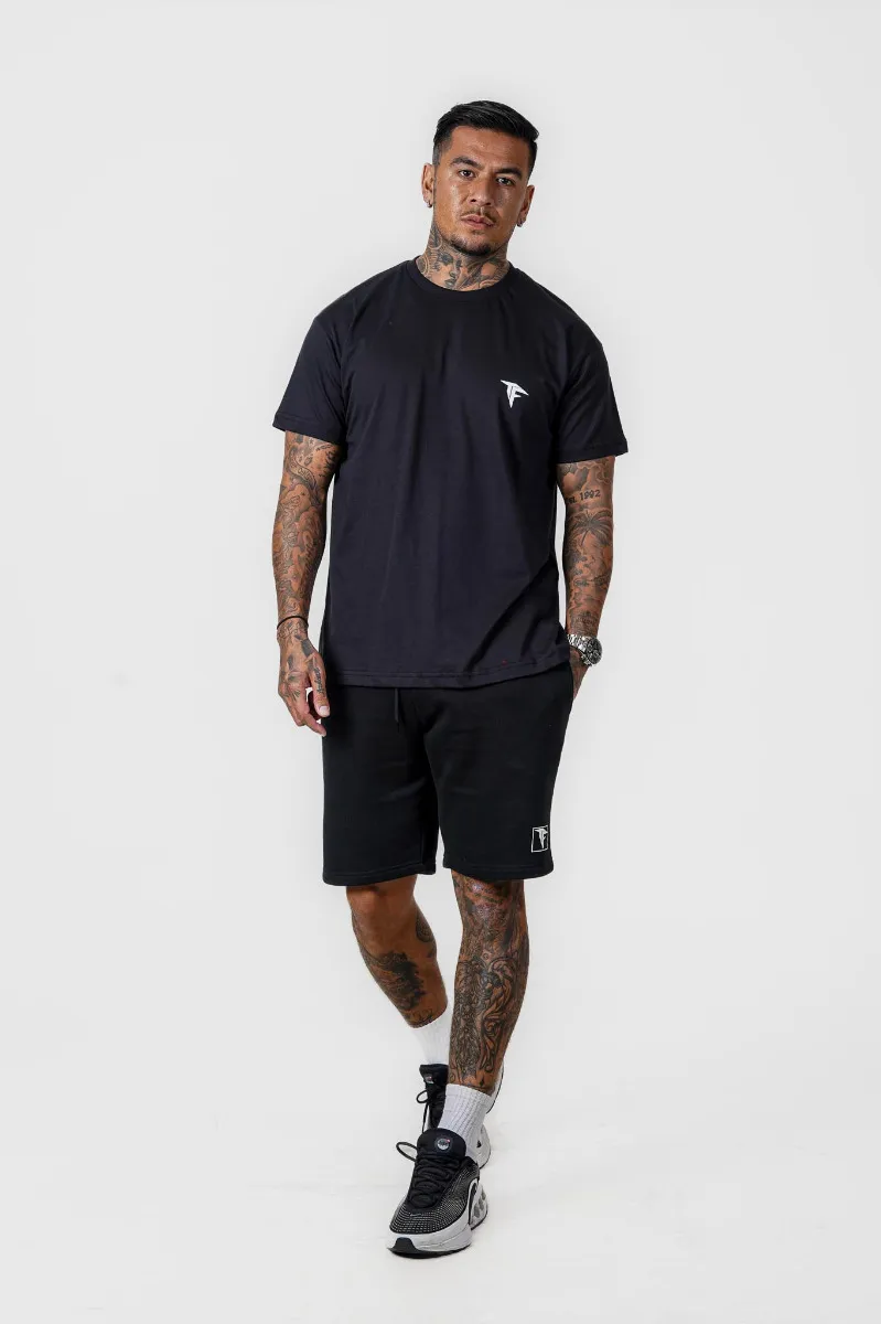 Men Jap Butterfly Oversized T-shirt Black