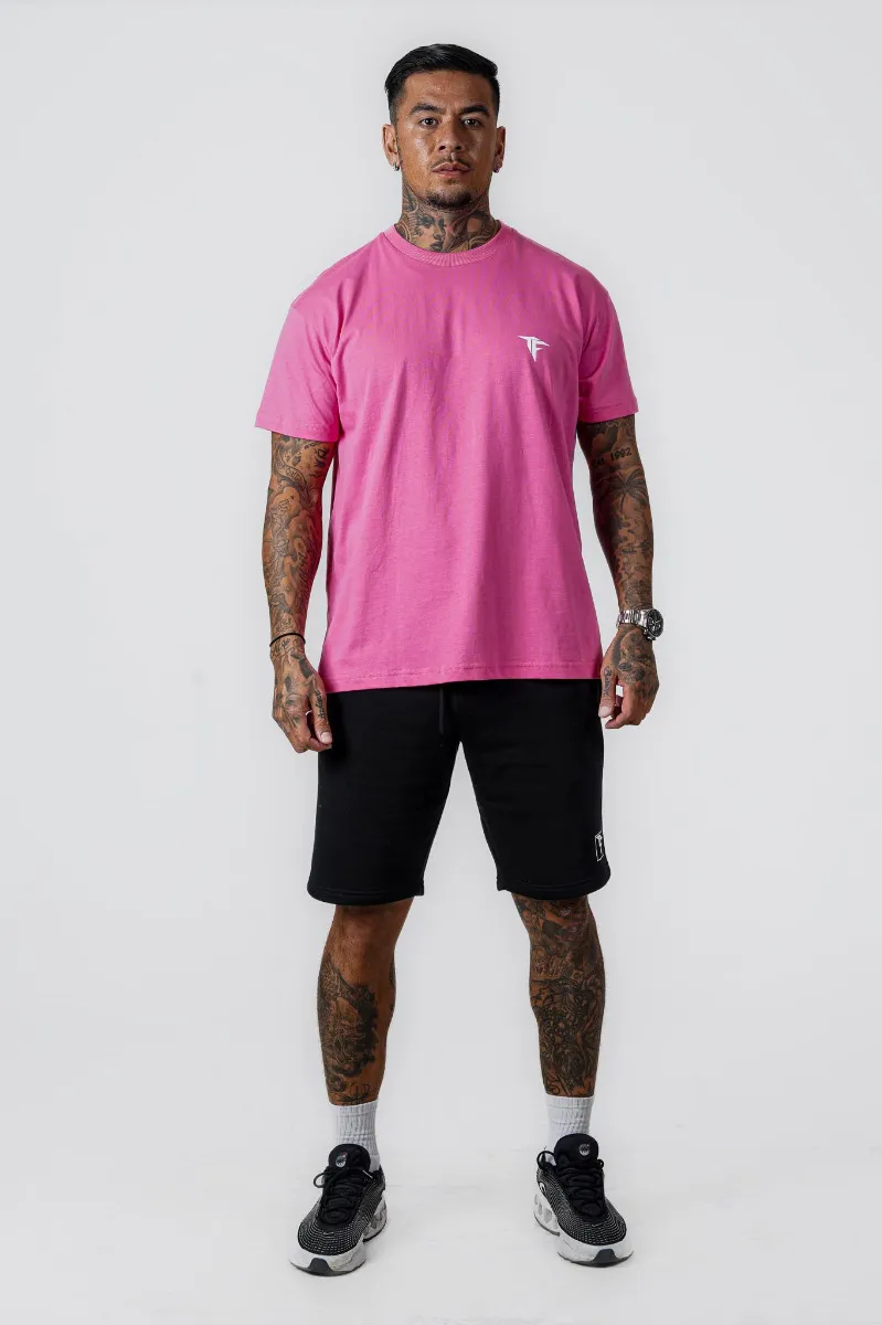 Pink Japanese Butterfly Oversized T-Shirt