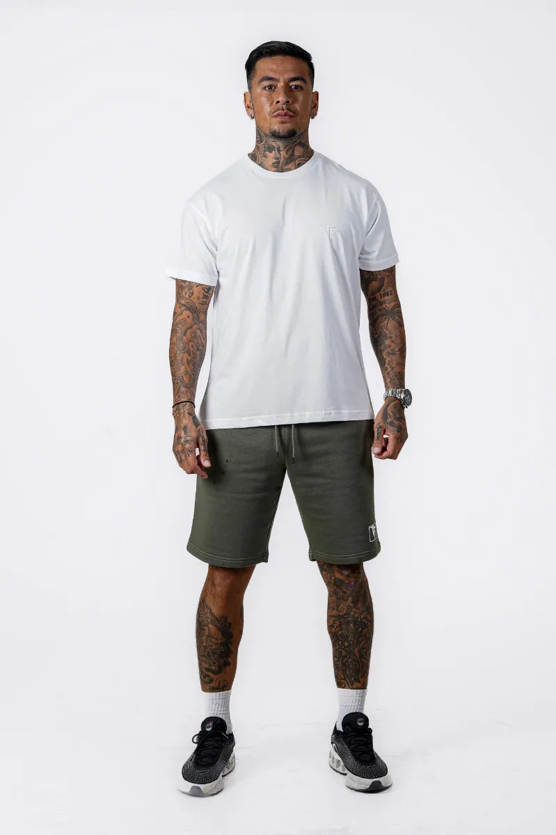 White Japanese Writing Oversized T-Shirt