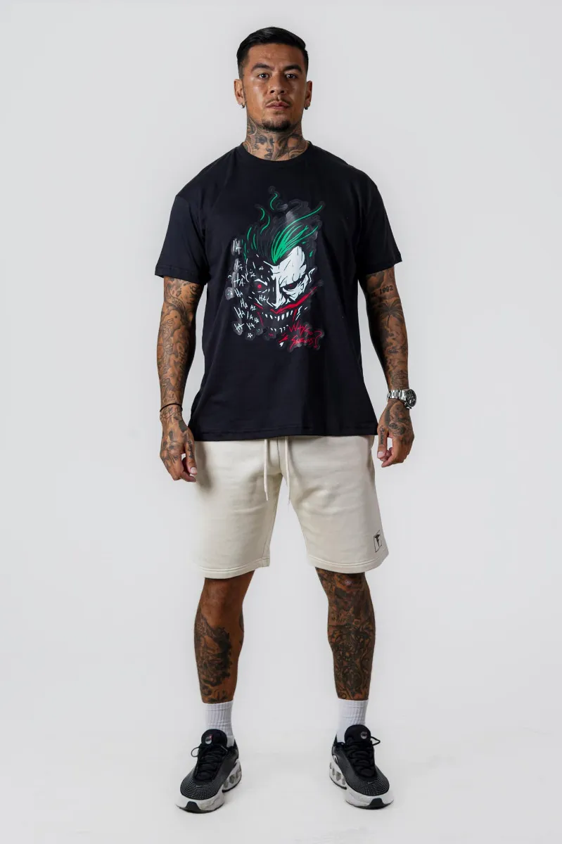 Black Joker Oversized T-Shirt