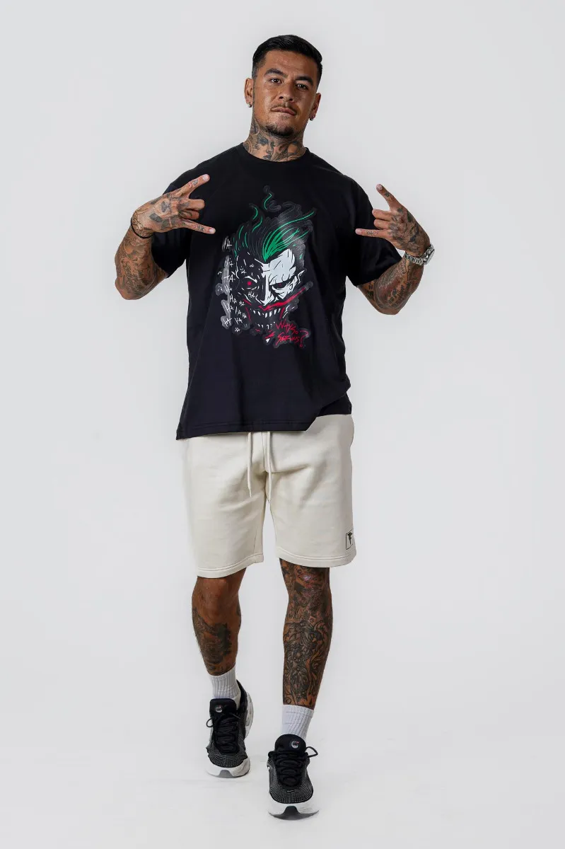 Black Joker Oversized T-Shirt