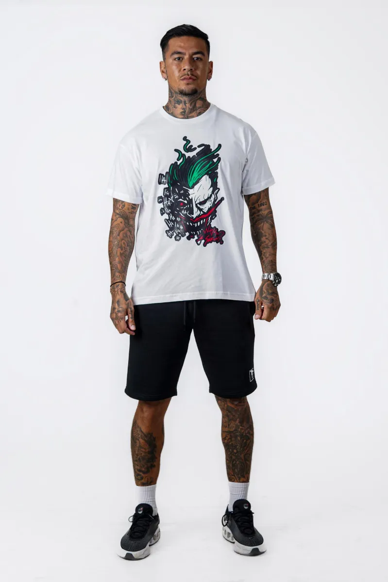 White Joker Oversized T-Shirt