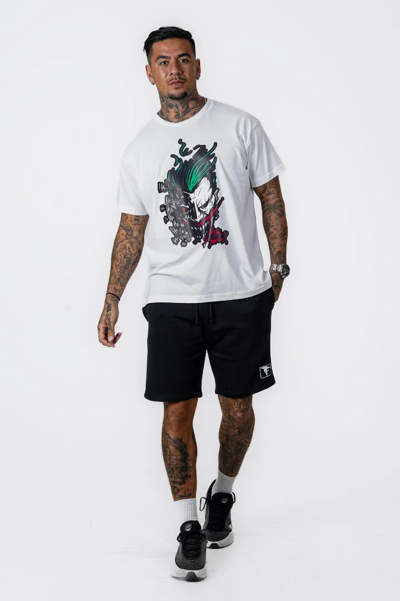 White Joker Oversized T-Shirt