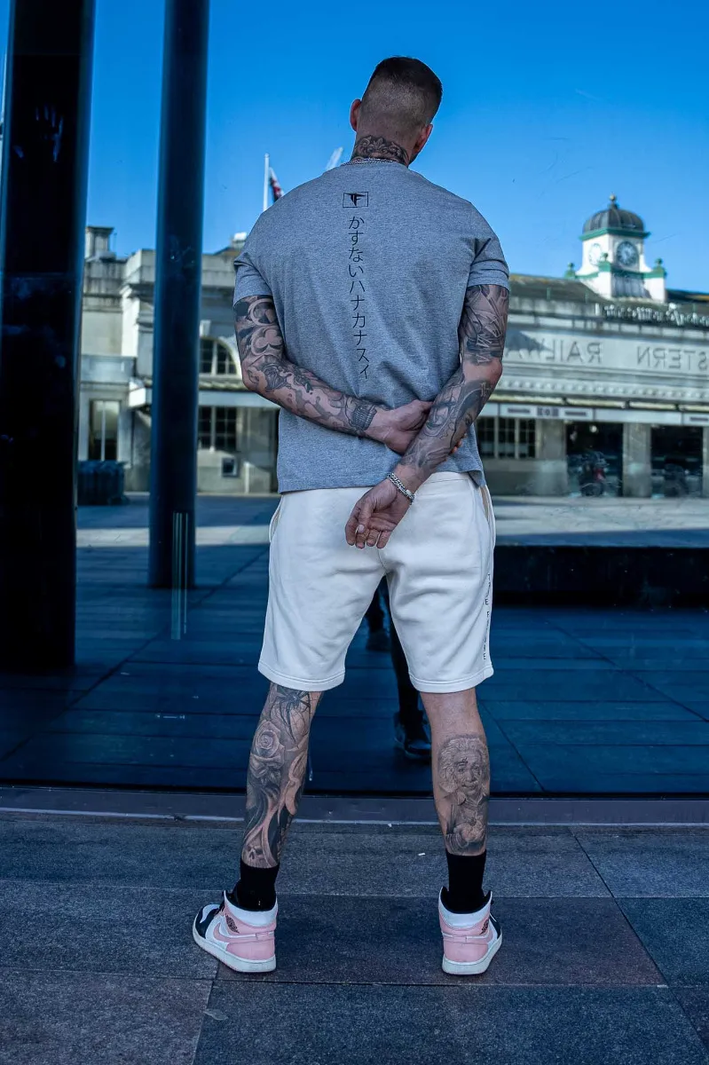 Grey Kanji Oversized T-Shirt