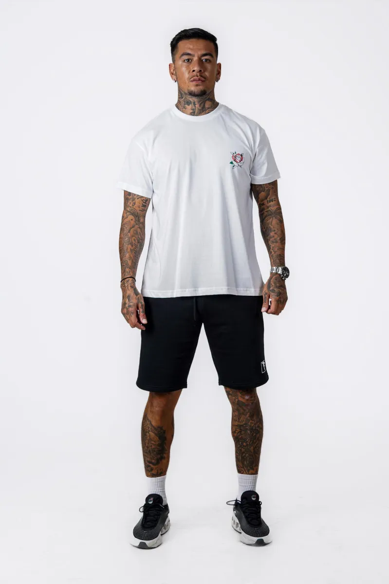 White Rose Oversized T-Shirt