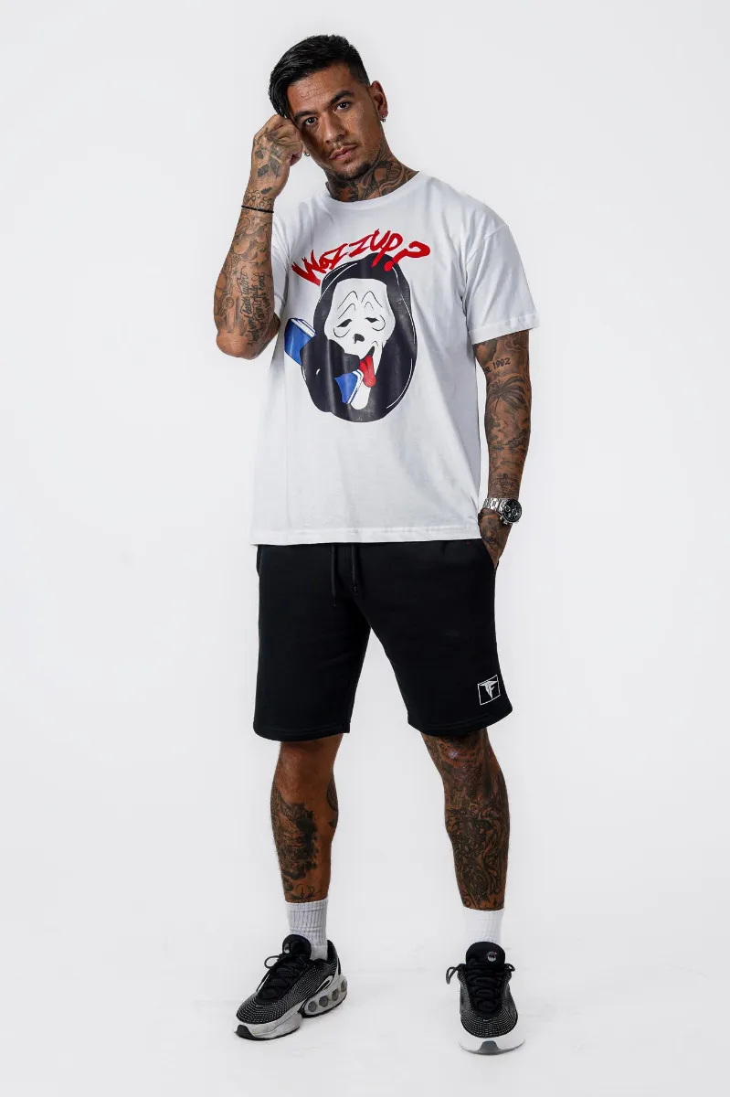 White Wazzupp Oversized T-Shirt