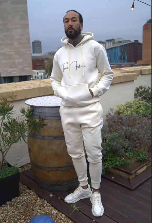 Cream Slick Signature Tracksuit