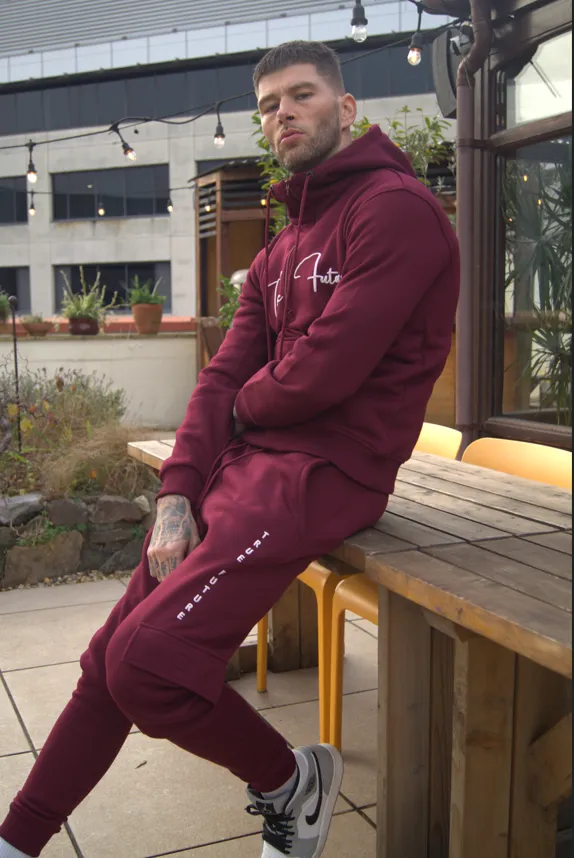 Red Slick Signature Tracksuit