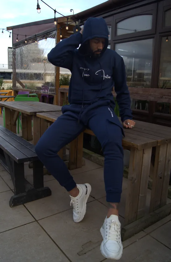 Navy Slick Signature Tracksuit