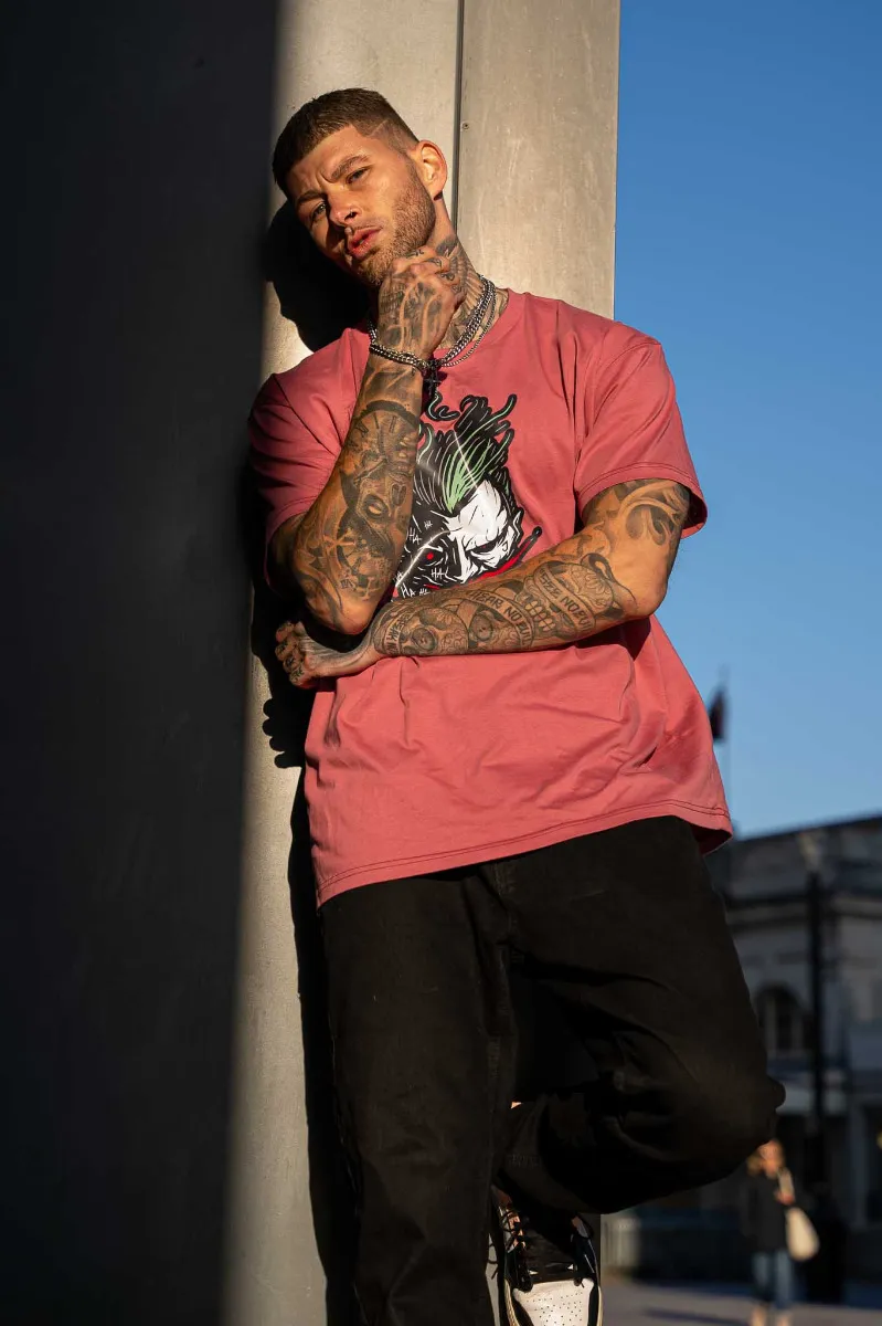 Pink Joker Oversized T-Shirt